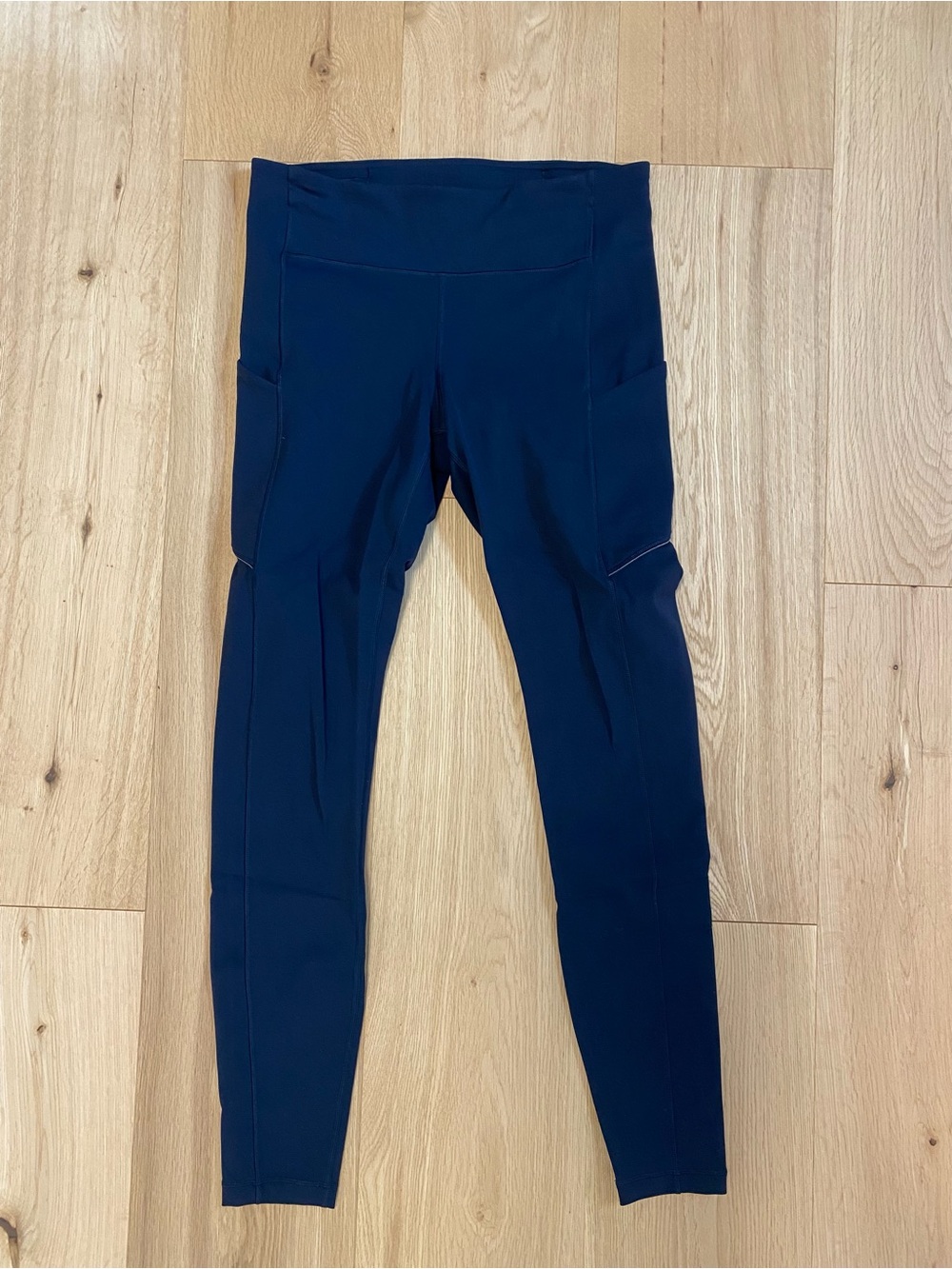Lululemon Tightest Stuff High-Rise Running Tight 8 True Navy Pockets